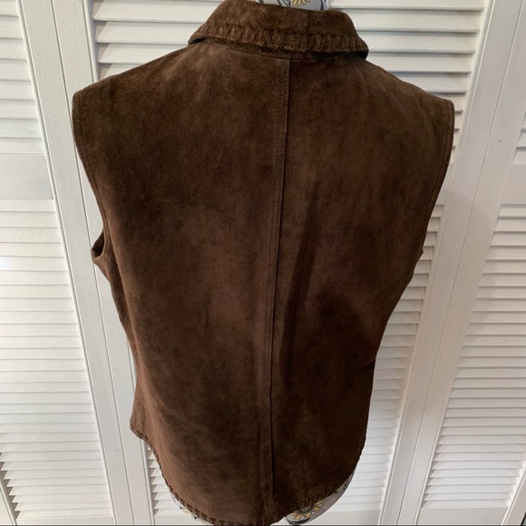 Cold water Creek Ladies Collared Vest - Picture 3 of 3